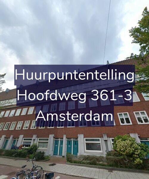 Foto gevel Huurpuntentelling voor Hoofdweg 361-3, Amsterdam