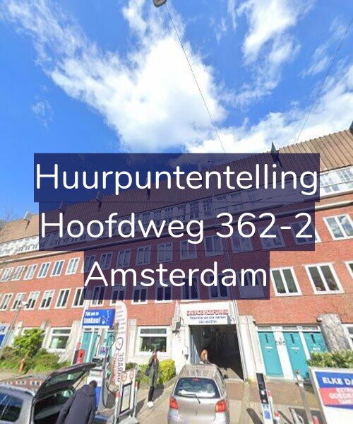 Foto gevel Huurpuntentelling voor Hoofdweg 362-2, Amsterdam