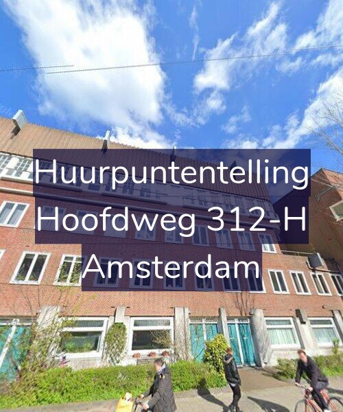 Foto gevel Huurpuntentelling voor Hoofdweg 312-H, Amsterdam
