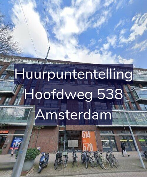 Foto gevel Huurpuntentelling voor Hoofdweg 538, Amsterdam
