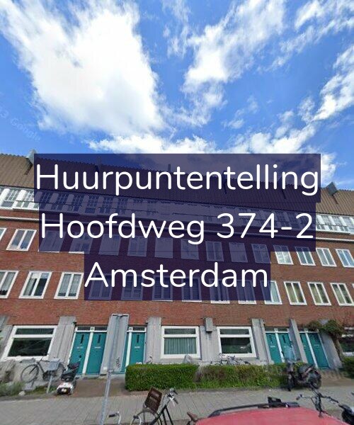 Foto gevel Huurpuntentelling voor Hoofdweg 374-2, Amsterdam