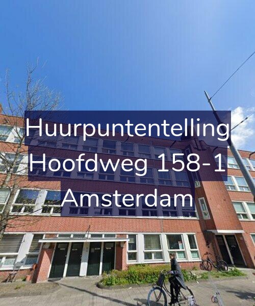 Foto gevel Huurpuntentelling voor Hoofdweg 158-1, Amsterdam