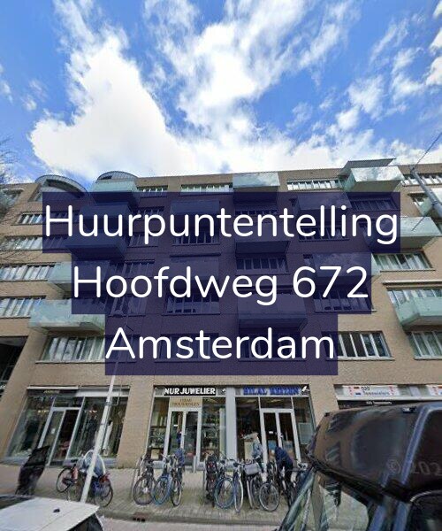 Foto gevel Huurpuntentelling voor Hoofdweg 672, Amsterdam