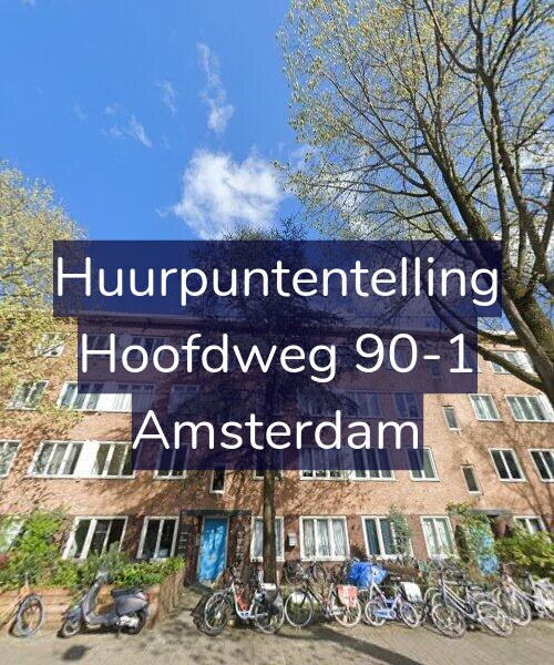 Foto gevel Huurpuntentelling voor Hoofdweg 90-1, Amsterdam