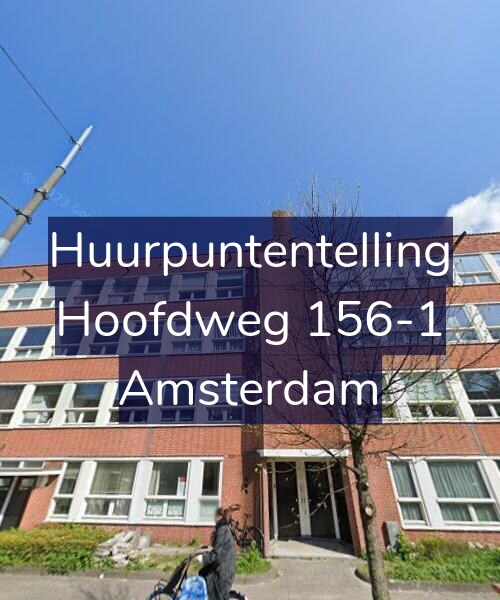 Foto gevel Huurpuntentelling voor Hoofdweg 156-1, Amsterdam