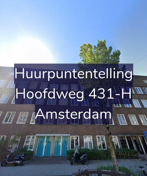 Foto gevel Huurpuntentelling voor Hoofdweg 431-H, Amsterdam
