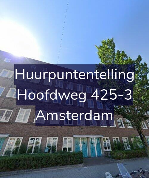 Foto gevel Huurpuntentelling voor Hoofdweg 425-3, Amsterdam