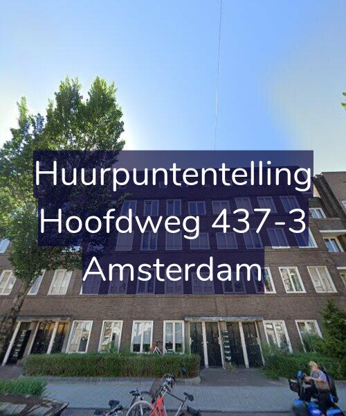 Foto gevel Huurpuntentelling voor Hoofdweg 437-3, Amsterdam