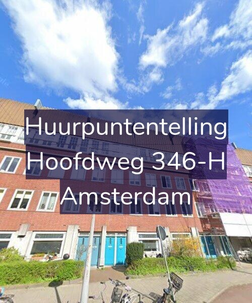 Foto gevel Huurpuntentelling voor Hoofdweg 346-H, Amsterdam