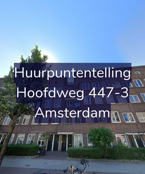 Foto gevel Huurpuntentelling voor Hoofdweg 447-3, Amsterdam