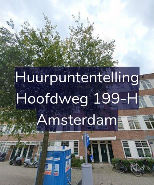 Foto gevel Huurpuntentelling voor Hoofdweg 199-H, Amsterdam