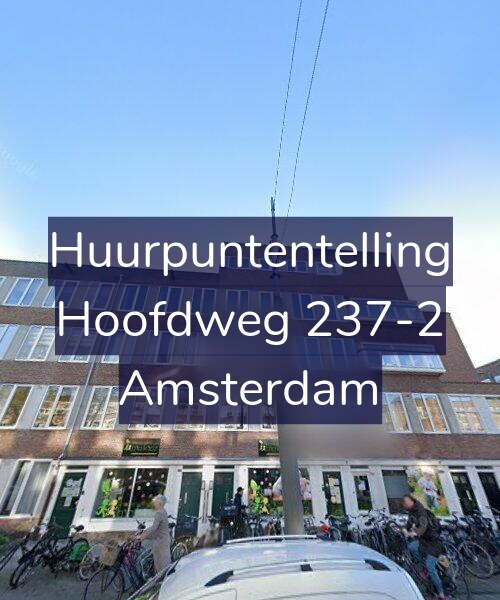 Foto gevel Huurpuntentelling voor Hoofdweg 237-2, Amsterdam