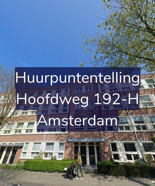 Foto gevel Huurpuntentelling voor Hoofdweg 192-H, Amsterdam
