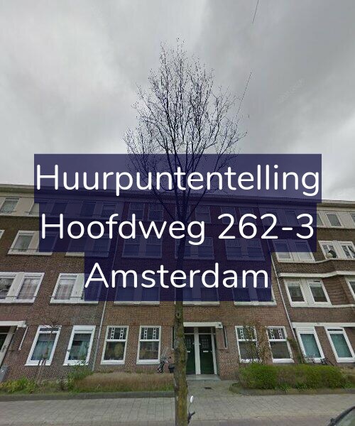 Foto gevel Huurpuntentelling voor Hoofdweg 262-3, Amsterdam
