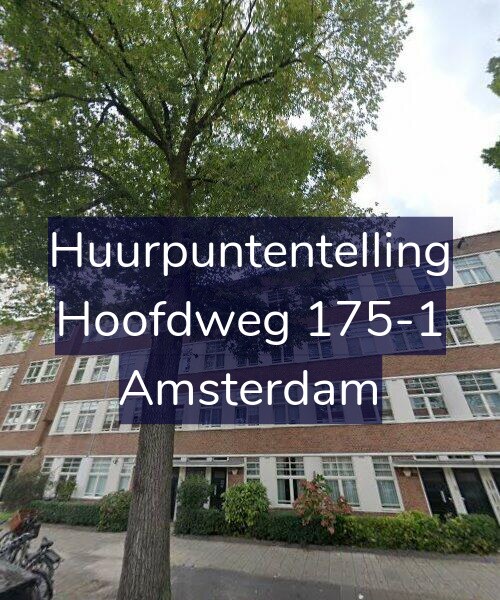 Foto gevel Huurpuntentelling voor Hoofdweg 175-1, Amsterdam