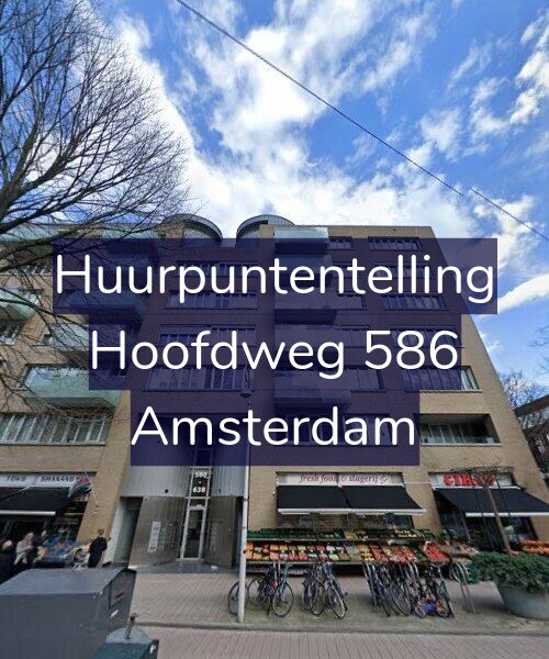 Foto gevel Huurpuntentelling voor Hoofdweg 586, Amsterdam