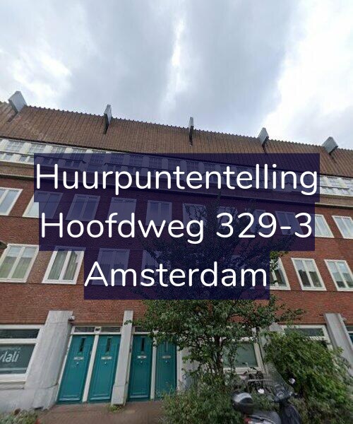 Foto gevel Huurpuntentelling voor Hoofdweg 329-3, Amsterdam