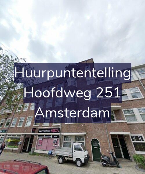 Foto gevel Huurpuntentelling voor Hoofdweg 251, Amsterdam