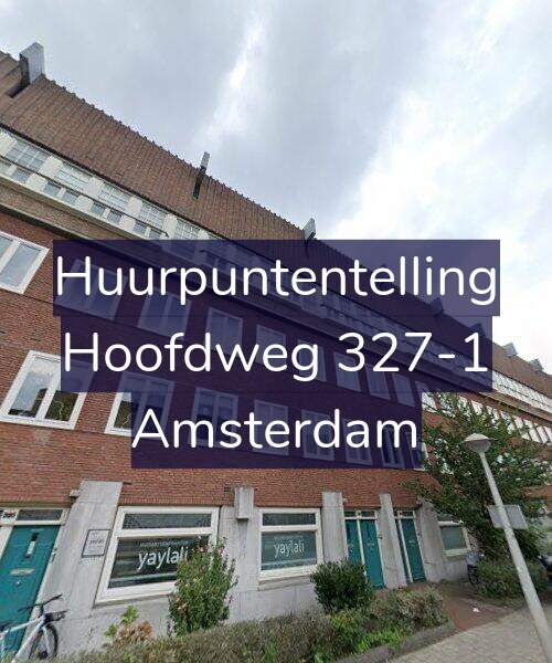 Foto gevel Huurpuntentelling voor Hoofdweg 327-1, Amsterdam