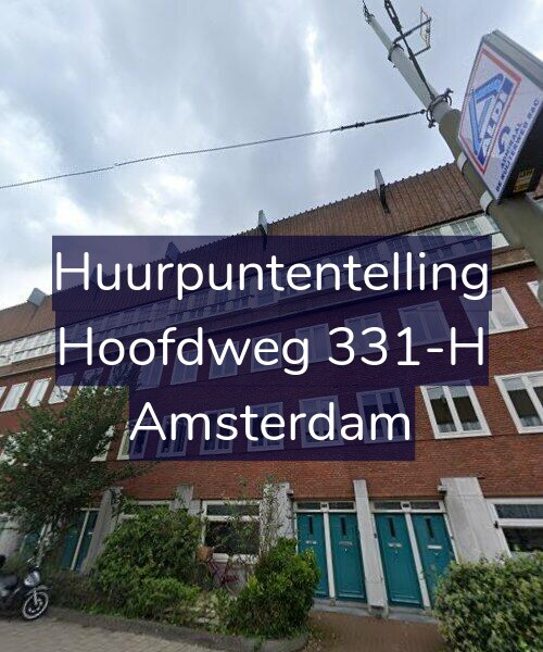 Foto gevel Huurpuntentelling voor Hoofdweg 331-H, Amsterdam
