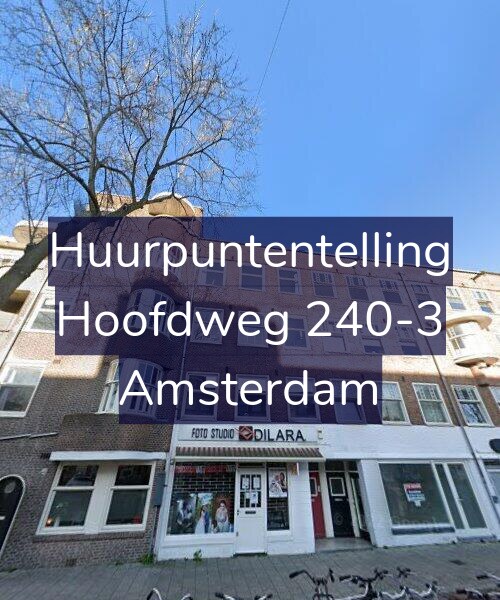 Foto gevel Huurpuntentelling voor Hoofdweg 240-3, Amsterdam