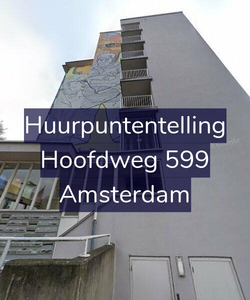 Foto gevel Huurpuntentelling voor Hoofdweg 599, Amsterdam