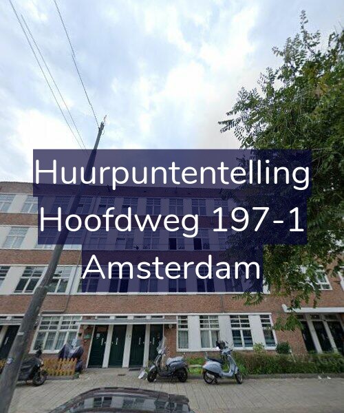 Foto gevel Huurpuntentelling voor Hoofdweg 197-1, Amsterdam