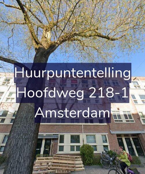 Foto gevel Huurpuntentelling voor Hoofdweg 218-1, Amsterdam