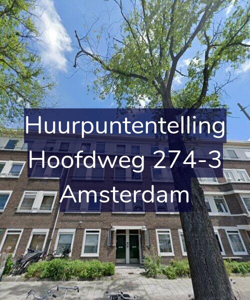 Foto gevel Huurpuntentelling voor Hoofdweg 274-3, Amsterdam