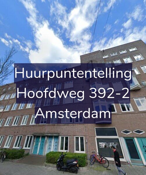 Foto gevel Huurpuntentelling voor Hoofdweg 392-2, Amsterdam