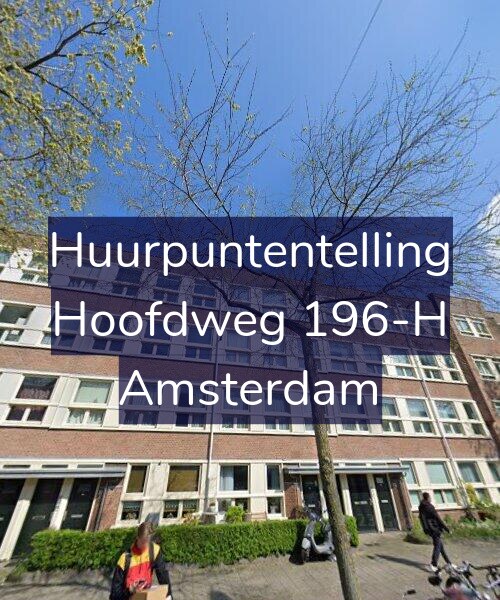 Foto gevel Huurpuntentelling voor Hoofdweg 196-H, Amsterdam