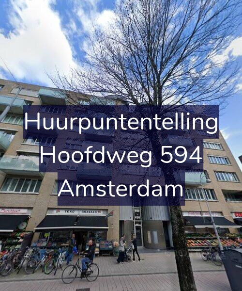 Foto gevel Huurpuntentelling voor Hoofdweg 594, Amsterdam