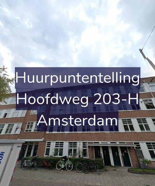 Foto gevel Huurpuntentelling voor Hoofdweg 203-H, Amsterdam