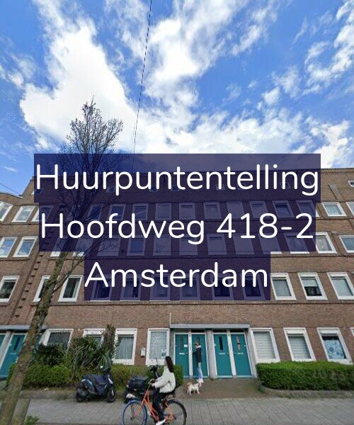 Foto gevel Huurpuntentelling voor Hoofdweg 418-2, Amsterdam