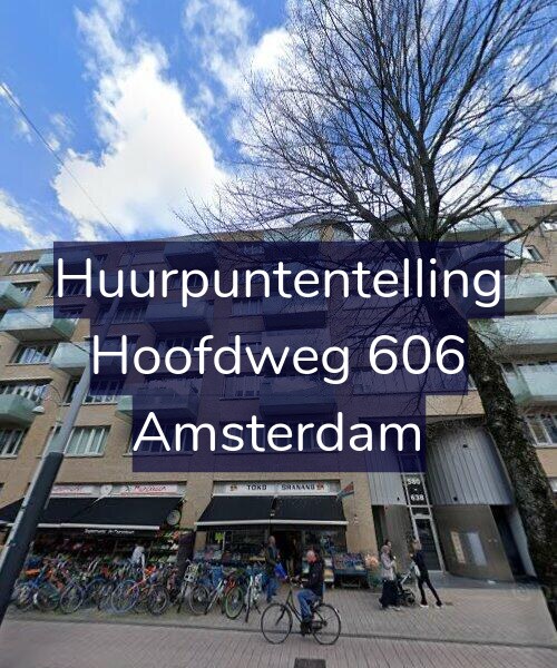 Foto gevel Huurpuntentelling voor Hoofdweg 606, Amsterdam