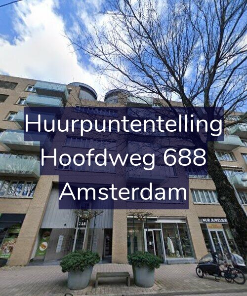 Foto gevel Huurpuntentelling voor Hoofdweg 688, Amsterdam