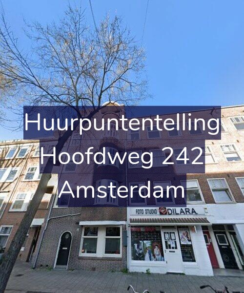 Foto gevel Huurpuntentelling voor Hoofdweg 242, Amsterdam