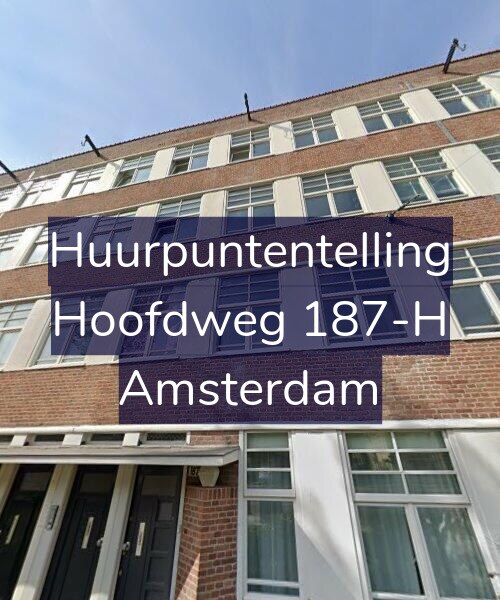 Foto gevel Huurpuntentelling voor Hoofdweg 187-H, Amsterdam