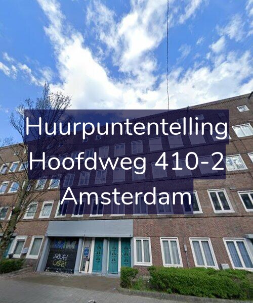 Foto gevel Huurpuntentelling voor Hoofdweg 410-2, Amsterdam