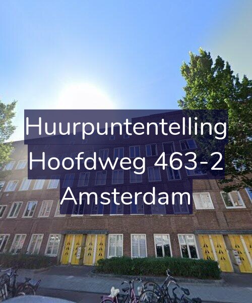 Foto gevel Huurpuntentelling voor Hoofdweg 463-2, Amsterdam