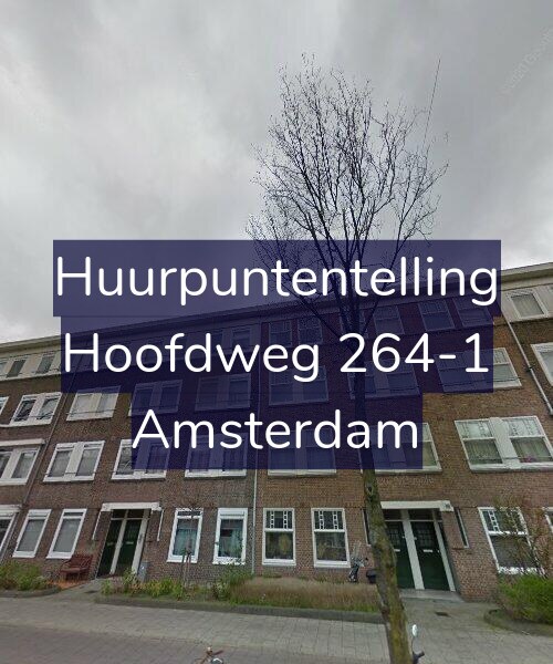 Foto gevel Huurpuntentelling voor Hoofdweg 264-1, Amsterdam