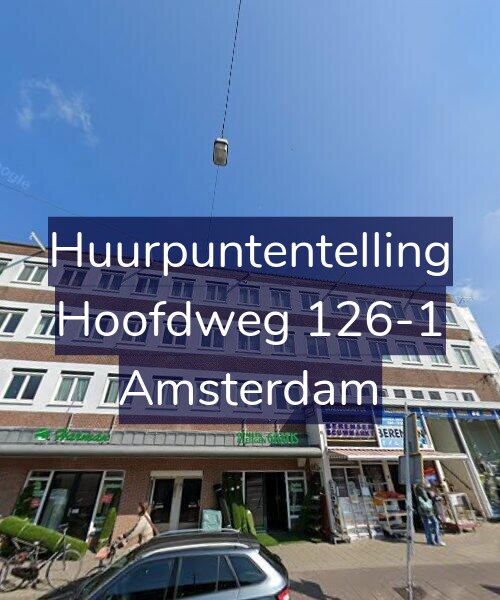 Foto gevel Huurpuntentelling voor Hoofdweg 126-1, Amsterdam