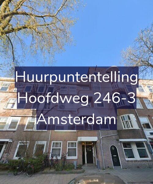 Foto gevel Huurpuntentelling voor Hoofdweg 246-3, Amsterdam