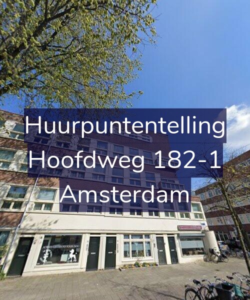 Foto gevel Huurpuntentelling voor Hoofdweg 182-1, Amsterdam