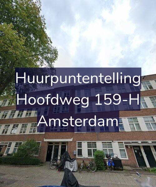 Foto gevel Huurpuntentelling voor Hoofdweg 159-H, Amsterdam