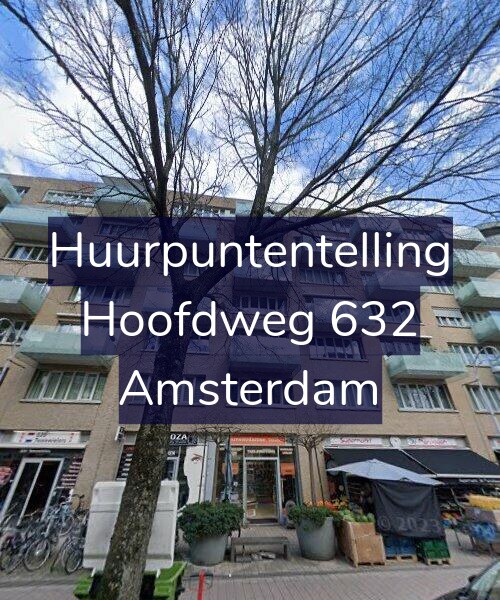 Foto gevel Huurpuntentelling voor Hoofdweg 632, Amsterdam