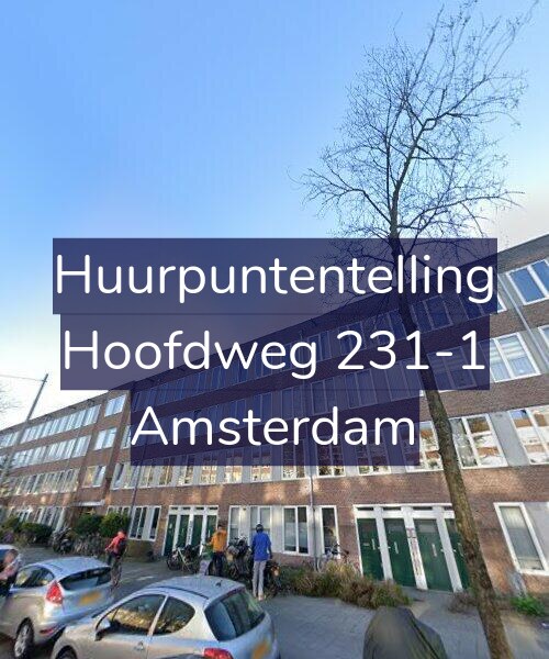 Foto gevel Huurpuntentelling voor Hoofdweg 231-1, Amsterdam