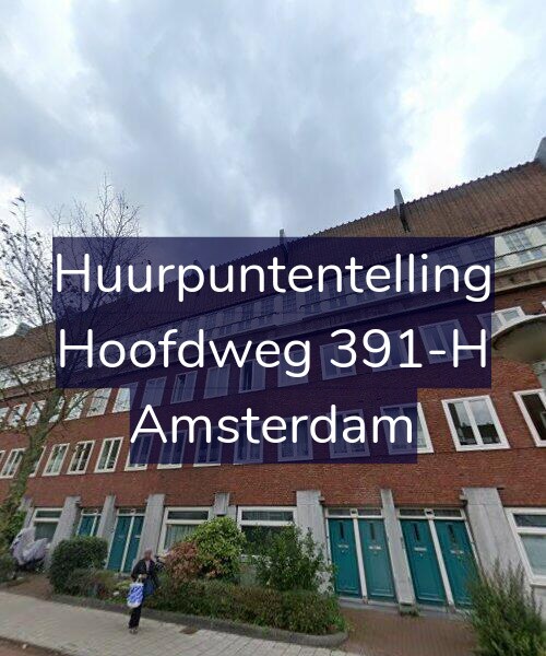 Foto gevel Huurpuntentelling voor Hoofdweg 391-H, Amsterdam