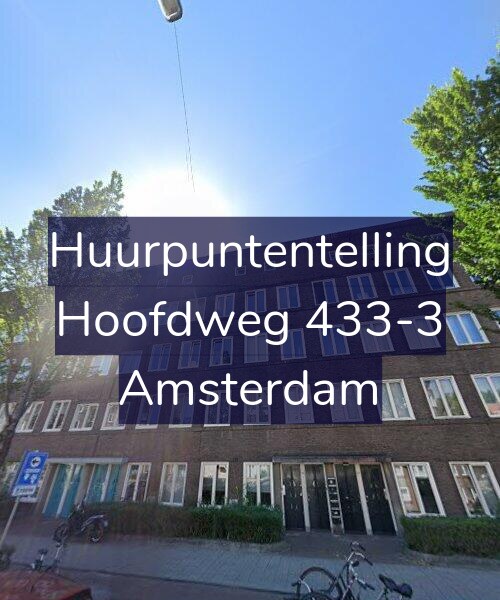 Foto gevel Huurpuntentelling voor Hoofdweg 433-3, Amsterdam