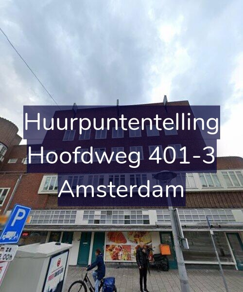 Foto gevel Huurpuntentelling voor Hoofdweg 401-3, Amsterdam
